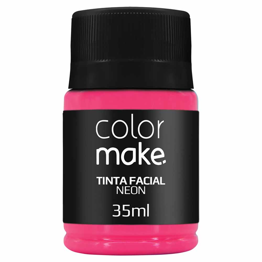 Tinta facial Neon Colormake - Com 12 unidades(6 cores sortidas)